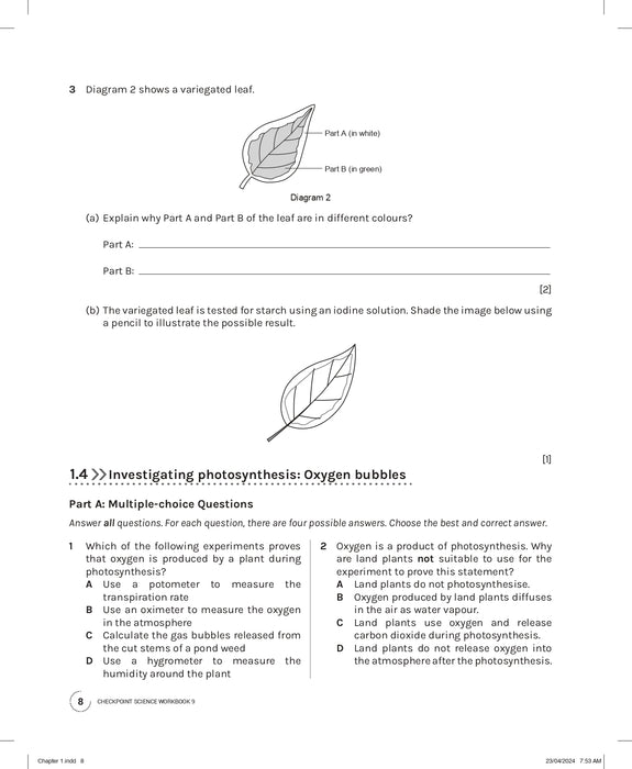 Cambridge Lower Secondary Checkpoint Science