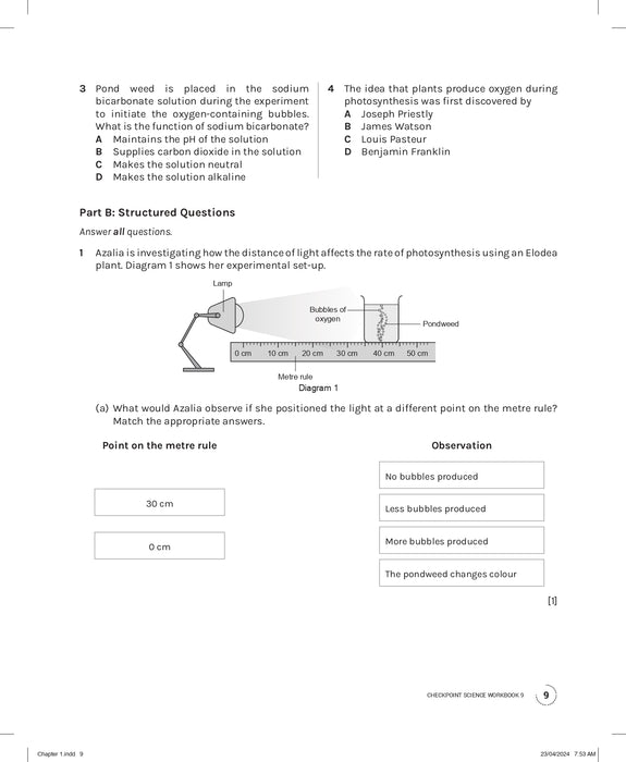 Cambridge Lower Secondary Checkpoint Science