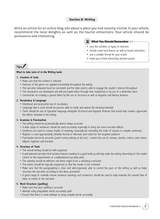 Cambridge Lower Secondary Checkpoint English