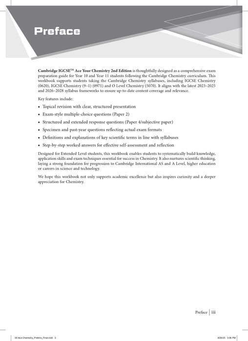 Cambridge IGCSE™ Ace Your 2nd Edition
