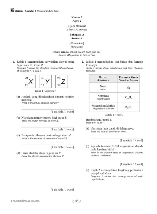 Praktis Topikal Hebat SPM 2024 Kimia Tingkatan 4