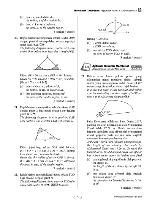 Praktis Topikal Hebat SPM 2024 Matematik Tambahan Tingkatan 5