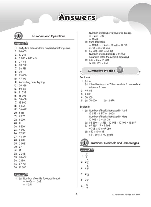 Praktis Prestasi UASA 2024 Mathematics Year 4