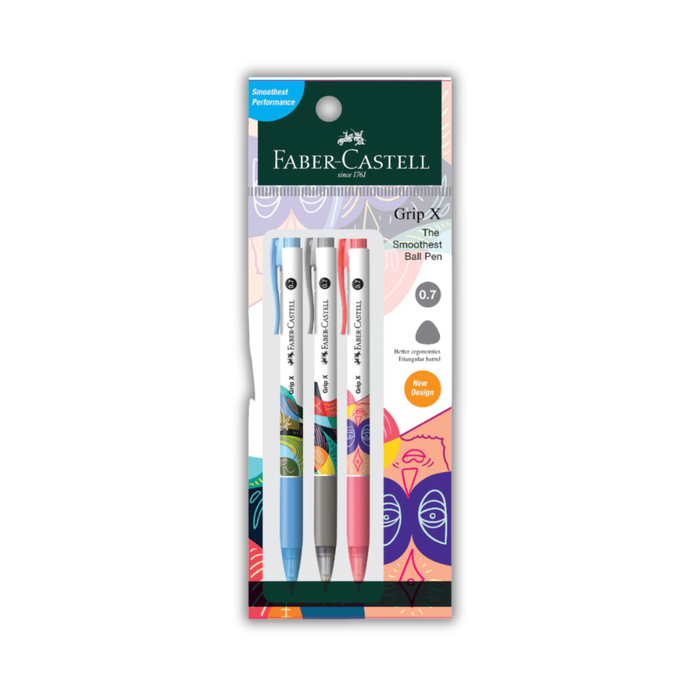 Faber-Castell Grip X5 Ball Pen 3xPB 0.7 mm