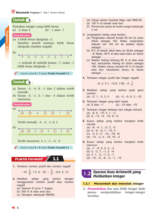 Focus KSSM 2024 Matematik Tingkatan 1.2.3