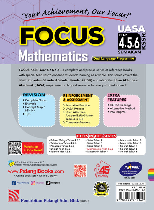 Focus KSSR 2024 Mathematics Year 4.5.6