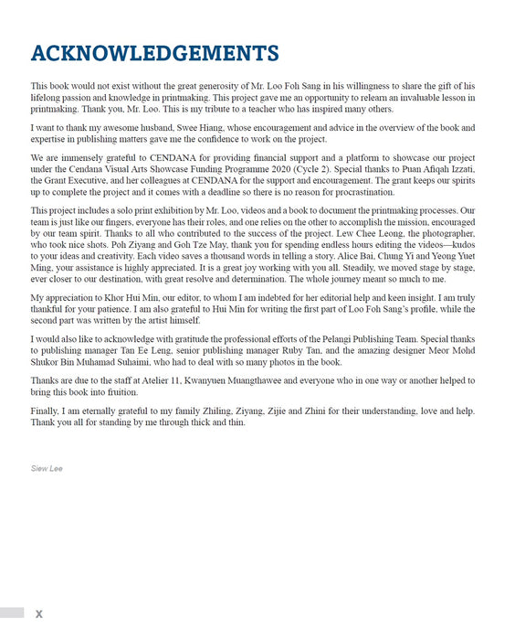 Seni Cetakan Inovatif Tinjauan tentang Teknik Loo Foh Sang