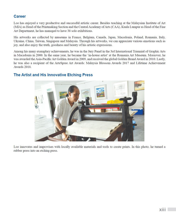 Seni Cetakan Inovatif Tinjauan tentang Teknik Loo Foh Sang