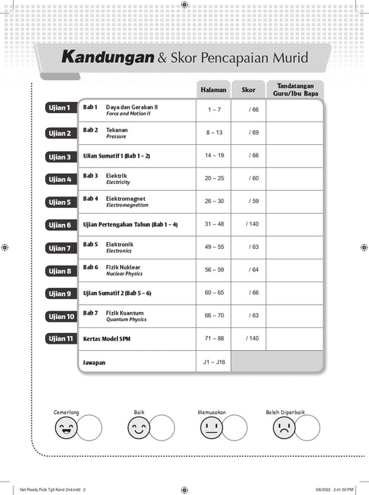Get Ready SPM 2022 Fizik Tingkatan 5