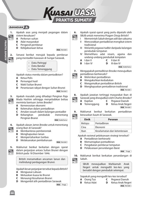 Kuasai PBD 2024 Sejarah Tingkatan 3