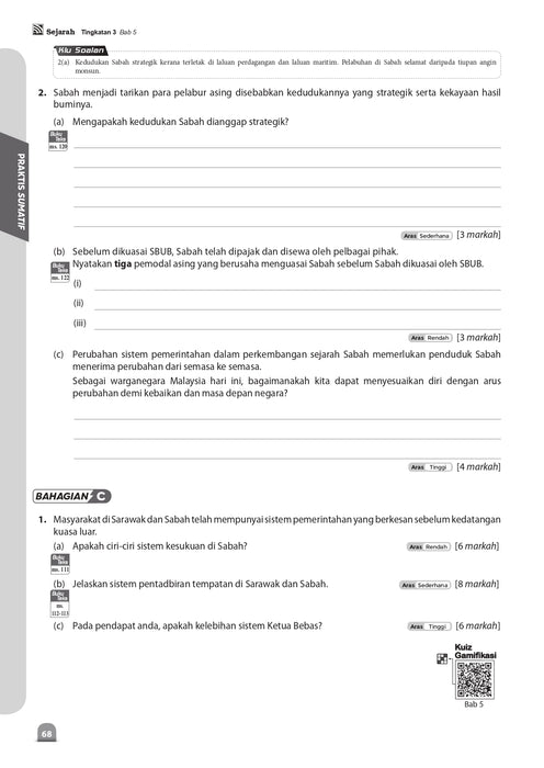 Kuasai PBD 2024 Sejarah Tingkatan 3