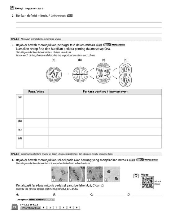 Kuasai PBD 2024 Biologi Tingkatan 4