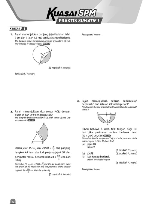 Kuasai PBD 2024 Matematik Tambahan Tingkatan 5