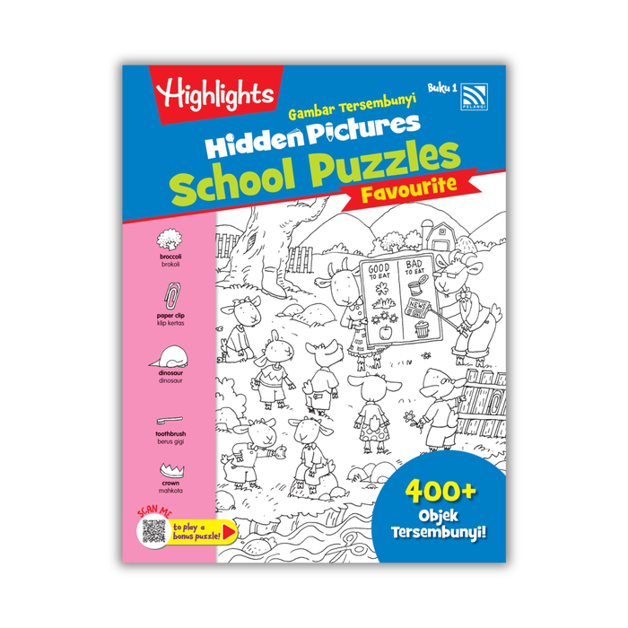 Highlights Hidden Pictures Gambar Tersembunyi Favourite School Puzzles