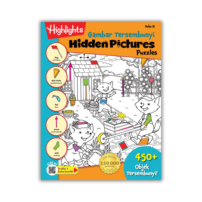 Highlights Hidden Pictures Gambar Tersembunyi Puzzles Volume 17 to 19