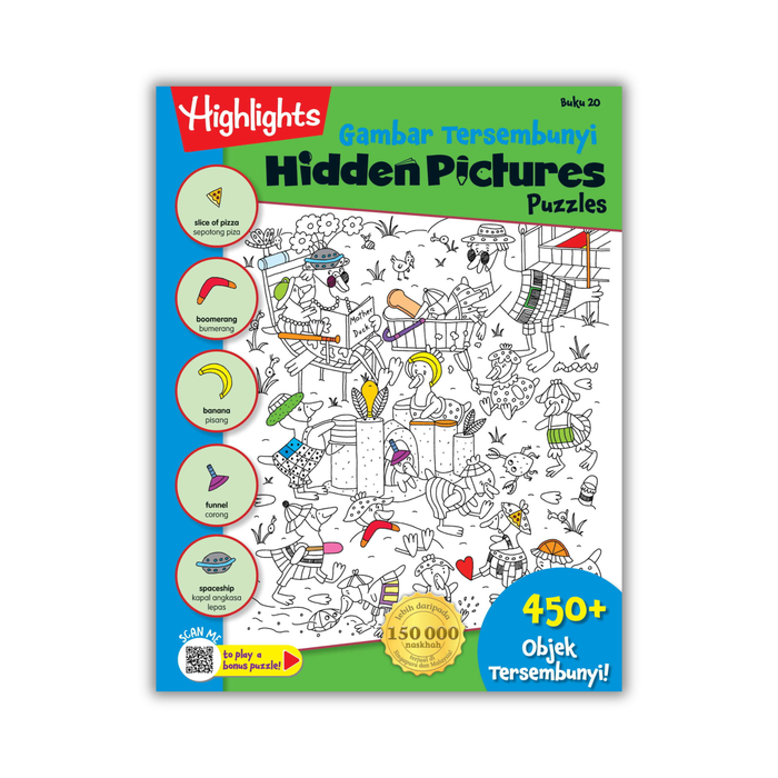 Highlights Hidden Pictures Gambar Tersembunyi Puzzles Volume 20 to 29