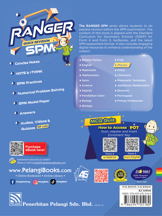 RANGER SPM 2024 PHYSICS