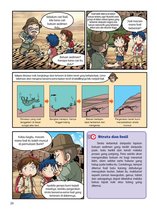 Komik Pendidikan Britannica - Dinosaur