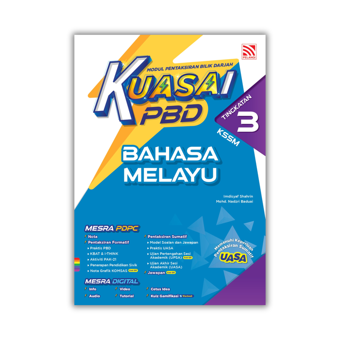 Kuasai PBD 2024 Tingkatan 3 / Form 3