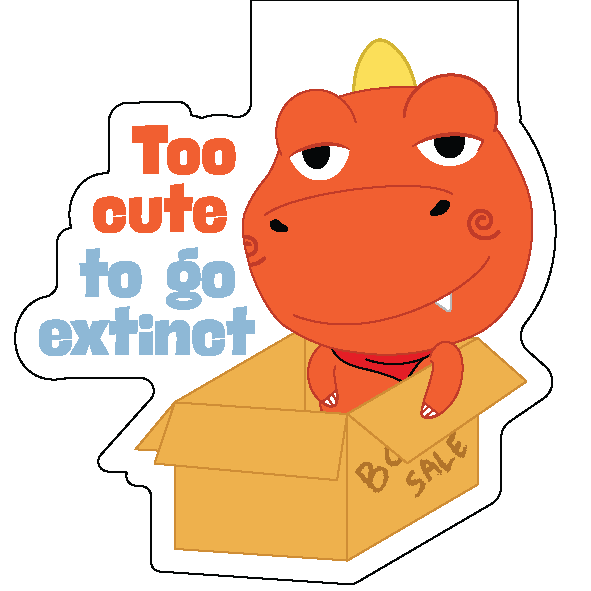 Jingga Magnetic Bookmark