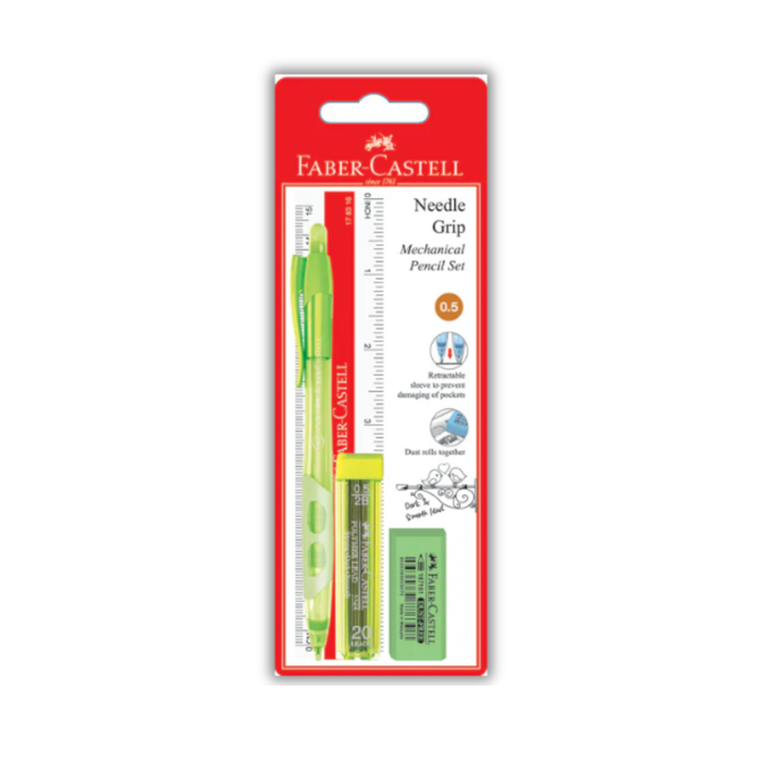Faber-Castell Needle Grip Mechanical Pencil with Leads