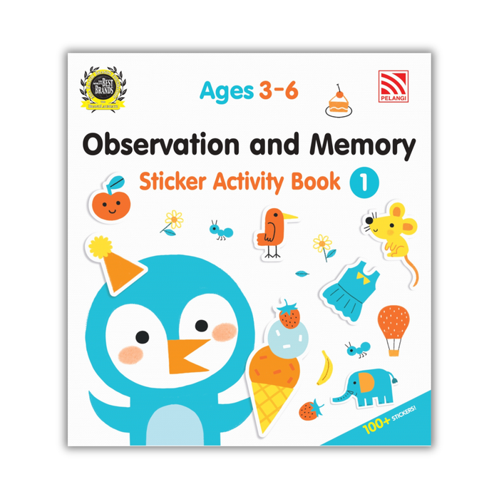 Observation and Memory Sticker Activity Book