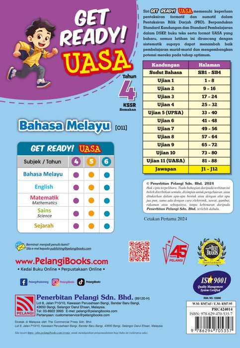 Get Ready! UASA KSSR 2024 Bahasa Melayu Tahun 4