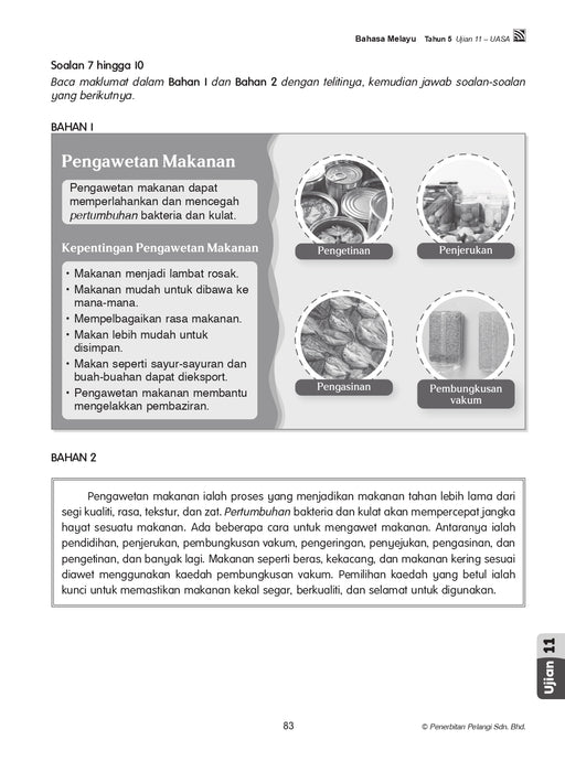 Get Ready! UASA KSSR 2024 Bahasa Melayu Tahun 5