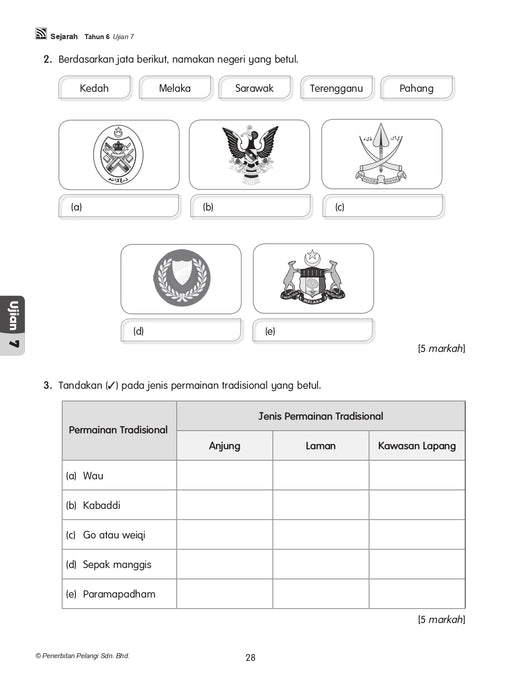 Get Ready! UASA KSSR 2024 Sejarah Tahun 6