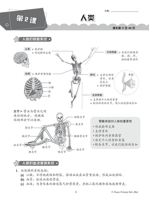 Praktis Topikal KSSR 2024 青苗单元练习 5 年级 科学 Sains