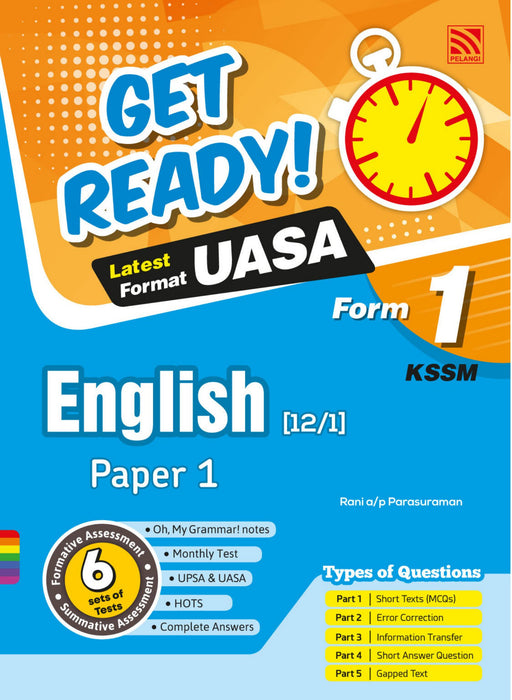 Get Ready! UASA KSSM 2024 Tingkatan 1 /Form 1