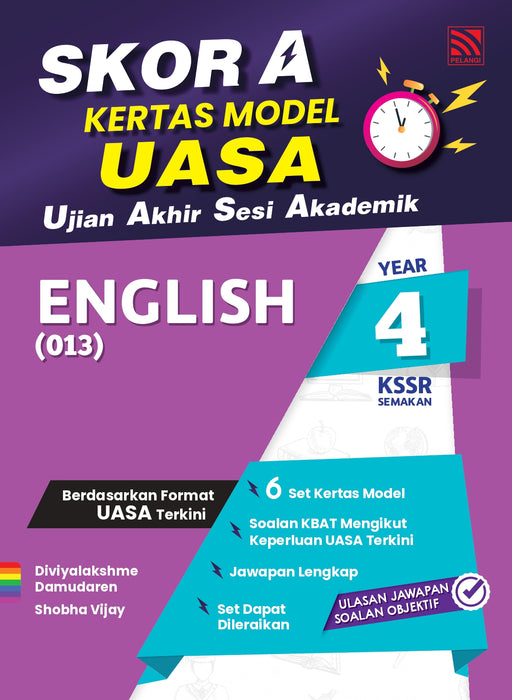 Skor A Kertas Model UASA KSSR 2024 Tahun 4 / Year 4