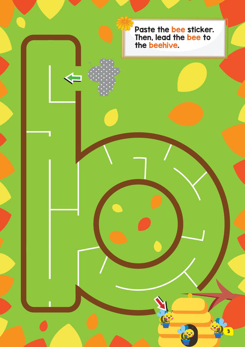 Maze Book with Stickers