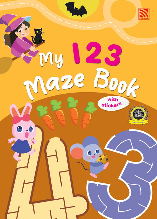 Maze Book with Stickers