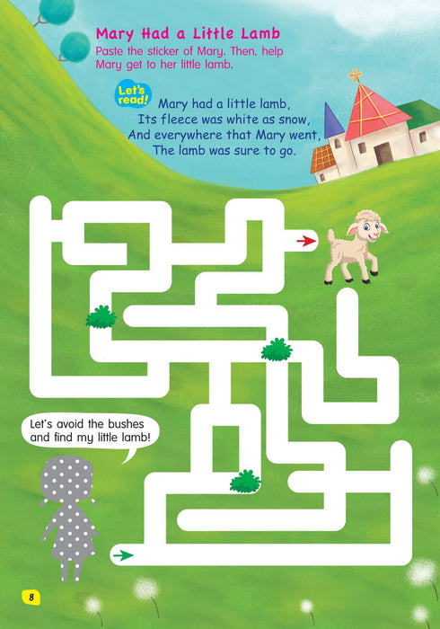 Maze Book with Stickers