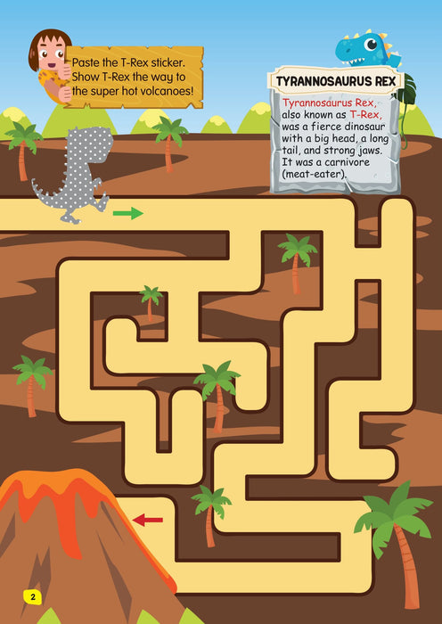 Maze Book with Stickers