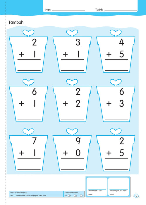 Aktiviti Didik Riang Matematik Awal 6 Tahun Buku 2