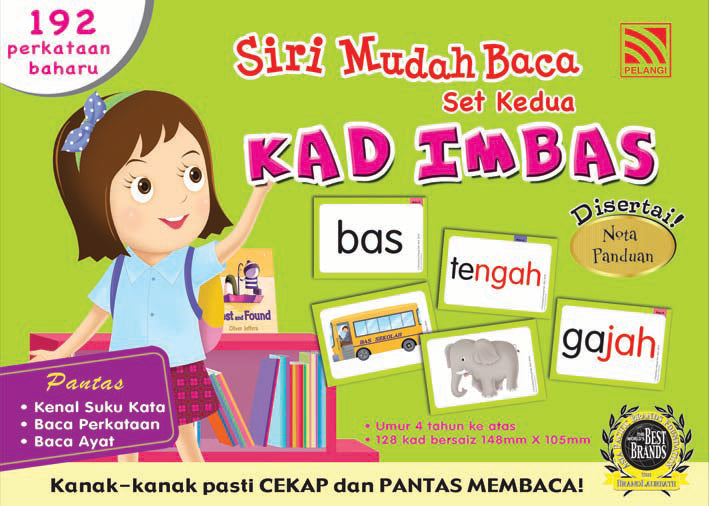 Siri Mudah Baca Set Pertama Kad Imbas
