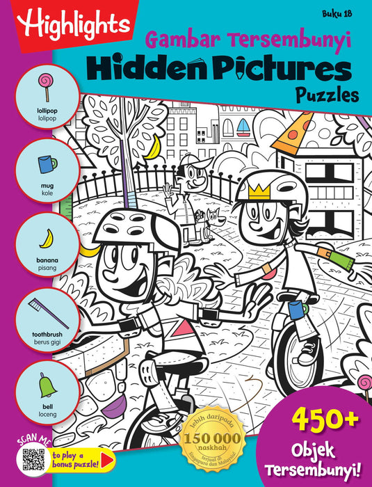 Highlights Hidden Pictures Gambar Tersembunyi Puzzles Volume 17 to 19