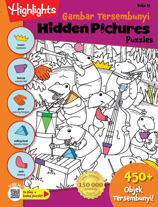 Highlights Hidden Pictures Gambar Tersembunyi Puzzles Volume 17 to 19