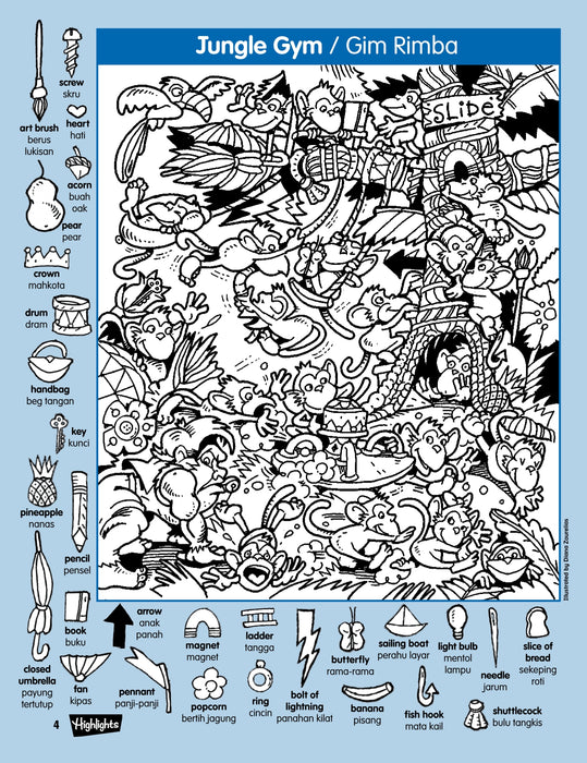 Highlights Hidden Pictures Gambar Tersembunyi Puzzles Volume 20 to 29