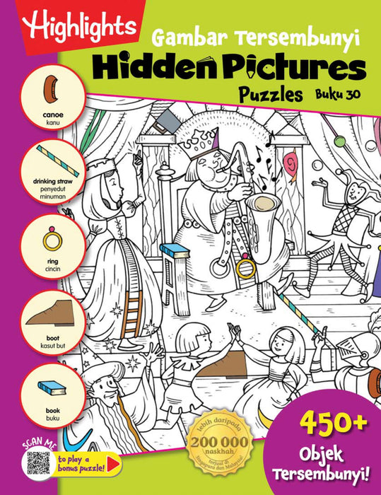 Highlights Hidden Pictures Gambar Tersembunyi Puzzles Volume 30 to 32