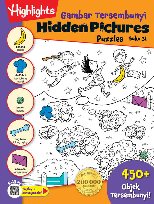 Highlights Hidden Pictures Gambar Tersembunyi Puzzles Volume 30 to 32