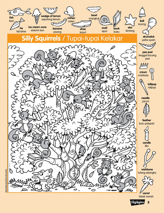 Highlights Hidden Pictures Gambar Tersembunyi Puzzles Volume 30 to 36