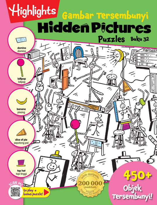 Highlights Hidden Pictures Gambar Tersembunyi Puzzles Volume 30 to 32