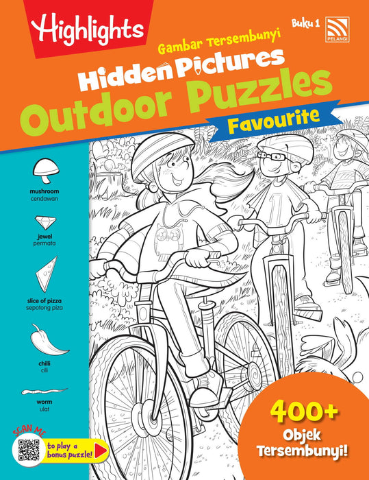 Highlights Hidden Pictures Gambar Tersembunyi Favourite Outdoor Puzzles