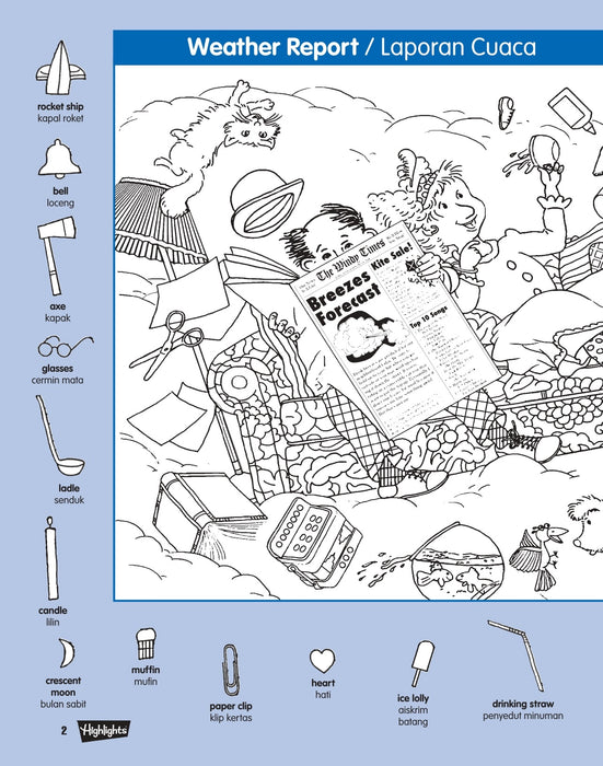 Highlights Hidden Pictures Gambar Tersembunyi Awesome