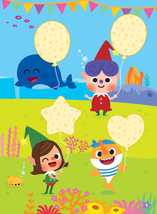 Baby Shark Sticker Colouring Book