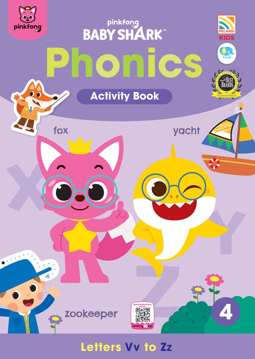 Baby Shark Phonics Activity Book