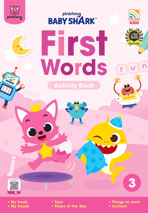Baby Shark First Words Activity Book